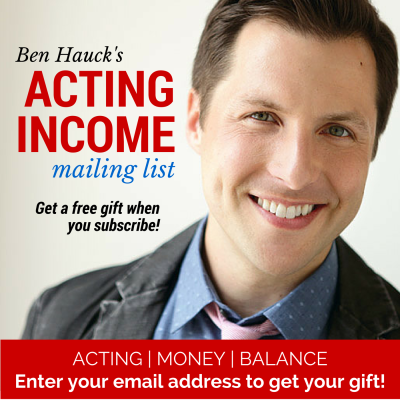 Acting Income Mailing List Popup